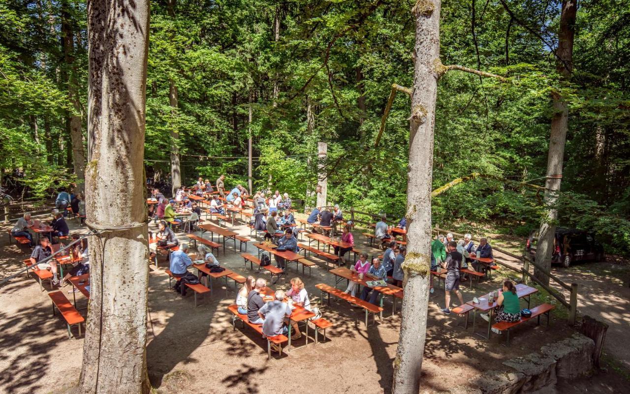 Brauereigasthof Zum Loewenbraeu Adelsdorf Bagian luar foto
